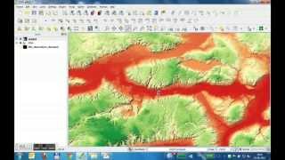 Hele Danmarks Højdemodel i QGIS af Septima [upl. by Llenrag318]