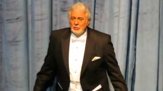 Plácido Domingo  Granada  Musco Center For The Arts  3192016 [upl. by Tronna]