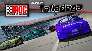 IROC XXVII  Round 24 Talladega Superspeedway  NR2003 Career Mode Season 6 [upl. by Yadroc]