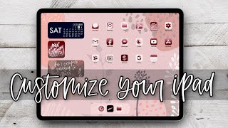 Customize your iPad Homescreen  Easy amp Aesthetic  MUST DO [upl. by Adleremse]