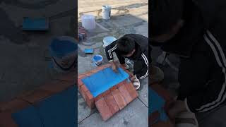 P844Roof waterproofing Waterproofing New waterproof material Cement surface brick and tile [upl. by Atolrac]