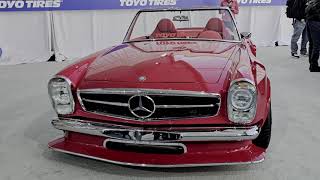 Red Mercedes Toyo Tires Showcase Sema 2024 [upl. by Nosnek562]