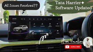 Tata Harrier Software Update All issues resolved [upl. by Nnylirej]