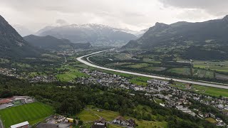 Vaduz Liechtenstein 🇱🇮  4K Drone Footage [upl. by Ad]