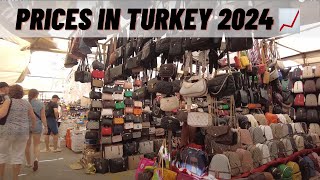 📈 FAKE MARKET PRICES IN TURKEY 2024 🇹🇷 ALANYA MARKET 2024 FULL TOUR [upl. by Siloa823]