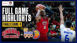 BRGY GINEBRA vs TNT  FULL GAME 4 FINALS HIGHLIGHTS  PBA SEASON 49 GOVERNORS CUP  NOV 3 2024 [upl. by Ermine]