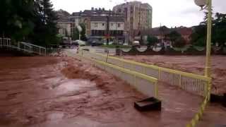 Paraćin poplave  reka Crnica kod Petrusa 15 maj 2014 [upl. by Canning]