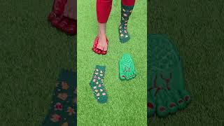 Funny Christmas socks 🧑‍🎄 love christmas funnyvideo [upl. by Romie]