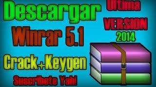 Descargar Download WinRar 51 AutoActivado full free Totalmente gratis Windows 7 y 8 32 y 64 Bits [upl. by Marl]