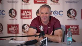 Mike Norvell SMU Post Game Press Conference  FSU Football [upl. by Necyrb]