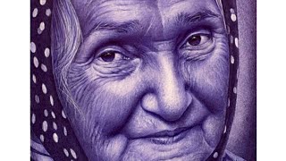 Its my new video of pen drawing portrait series [upl. by Rask]