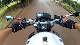 Test Ride  Yamaha XJ6N SP BRANCA COM ABS 2015 [upl. by Htebazileyram621]