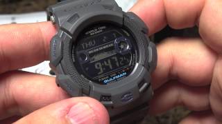 CASIO GSHOCK REVIEW AND UNBOXING G9110GY MEN IN SMOKEY GRAY GULFMAN [upl. by Yerffej]