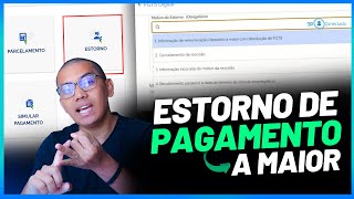 TUTORIAL Pedido de estorno de pagamento a maior no FGTS Digital [upl. by Yesoj277]