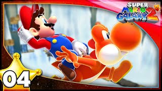 Puzzle Plank amp Hightail Falls Galaxy Super Mario Galaxy 2 Gameplay 100 Walkthrough Part 4 [upl. by Ahsiem515]