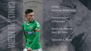 GRATAS SIRGEDAS  MIDFIELD  KAUNO ZALGIRIS  LT  2024 [upl. by Rhianon]