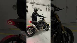 Exhaust Sound Indian FTR 1200 S Racefit Exhaust shorts motorcycle [upl. by Hsenid]