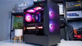 Ryzen 7  7800X3D  AMD Radeon 7900XTX 24 GB  Timelapse Custom Black NZXT HighEnd Build [upl. by Erotavlas]