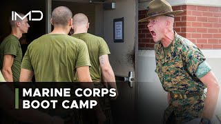 Inside US Marine Corps Boot Camp [upl. by Eixor]