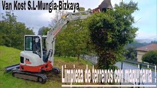 TRABAJOS DE LIMPIEZA MAQUINARIA PESADA  MINIEXCAVADORA TAKEUCHI 335RDUMPER WACKER NEUSON 1501 [upl. by Spielman]