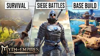 Day 1 Awesome New Survival Game  Myth of Empires Gameplay  Part 1 [upl. by Trebmal26]