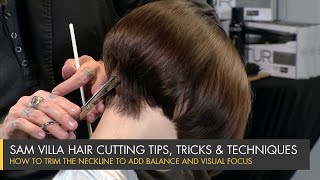 How To Trim The Neckline To Add Balance And Visual Focus [upl. by Linnette]