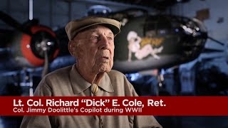 Lt Col Richard quotDickquot Cole  Doolittle Raider [upl. by Anilek318]