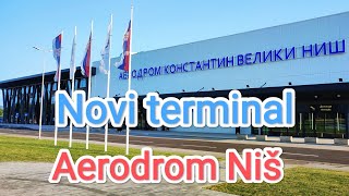 Aerodrom Konstantin Veliki Nis Novi terminal otvoren [upl. by Snah]