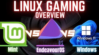 EndeavourOS vs Mint vs Windows 11  Linux gaming vs Windows using a 4080 Super  1440p  4k  RT [upl. by Downey614]