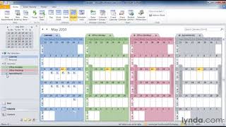 Outlook Tutorial  How to work with multiple calendars [upl. by Encrata]