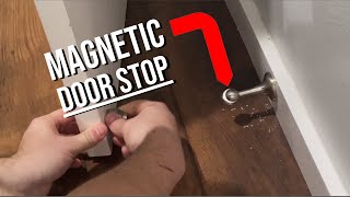 Door Won’t Stay Open  How to Install a Magnetic Door Stop [upl. by Adila]