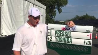 Standard bearers at US Womens Open walk for miles get inside look at tournament [upl. by Blanche]