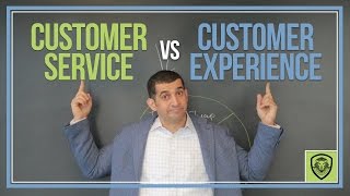 Customer Service Vs Customer Experience [upl. by Eisnil115]