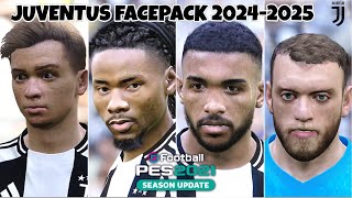 PES 2021  JUVENTUS FACEPACK 2024  2025 [upl. by Tiloine515]