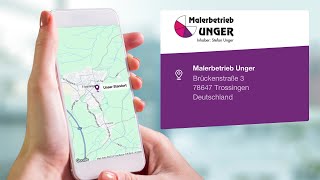 Malerbetrieb Unger  Maler in Trossingen [upl. by Eade118]