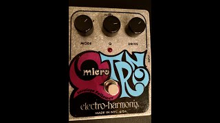 ElectroHarmonix Micro QTron with Bass  Demo and Quick Tips [upl. by Penoyer859]