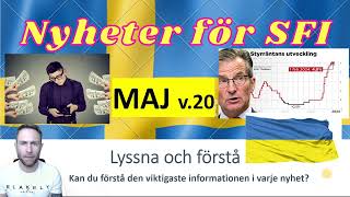 Nyheter för SFI Maj v20 [upl. by Pierro]