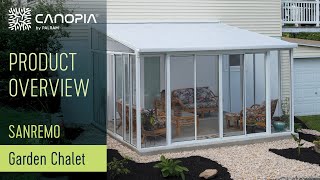 SanRemo™ Sunroom  Patio Enclosure  Conservatory  Palram  Canopia [upl. by Bocock]