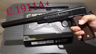 C1911A  Spring Type  Airsoft Pistol  Full Metal [upl. by Utham789]