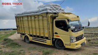 MOBIL TRUCK MUAT SKAM DARI KANDANG AYAM DAN EXCAVATOR [upl. by Rabma]