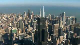 Flying by the Chicago Sears Tower [upl. by Eduardo]