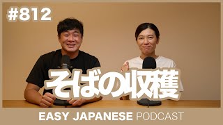 812 そばの収穫  EASY JAPANESE PODCAST Learn Japanese with MASA and ASAMI [upl. by Mindy]