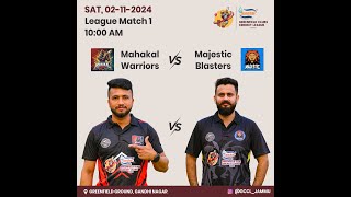 GCCL Season 2  Match Highlights League Match 1  Mahakal Warriors Vs Majestic Blasters  2nd Nov [upl. by Adair]