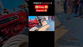 😱Mahindra 575 vs powertrac 😱farming agriculture shortsfeed facts stunt vairalvideo vidio [upl. by Nevag]