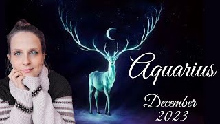 Aquarius  December 2023  Second Chances After Healing Possible Love Returning From the Past [upl. by Bum]