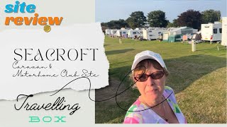 Site Review Seacroft Caravan amp Motorhome club site [upl. by Savil]