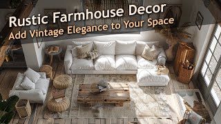 Rustic Farmhouse Decor Ideas for Every Room [upl. by Aivatnahs]