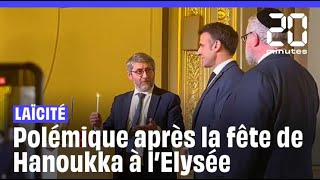 Laïcité  La célébration de Hanoukka eu sein de lElysée crée la polémique [upl. by Hepsiba]