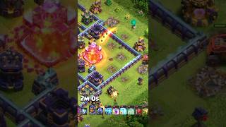 clash of clans Best attack tawn hall 15 over power 😱👈clashofclans [upl. by Platto]