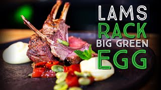 Recept Big Green Egg van gegrild LAMSRACK op de kamado BBQ [upl. by Viviane]